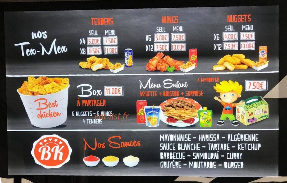Best Kebab — carte page 2