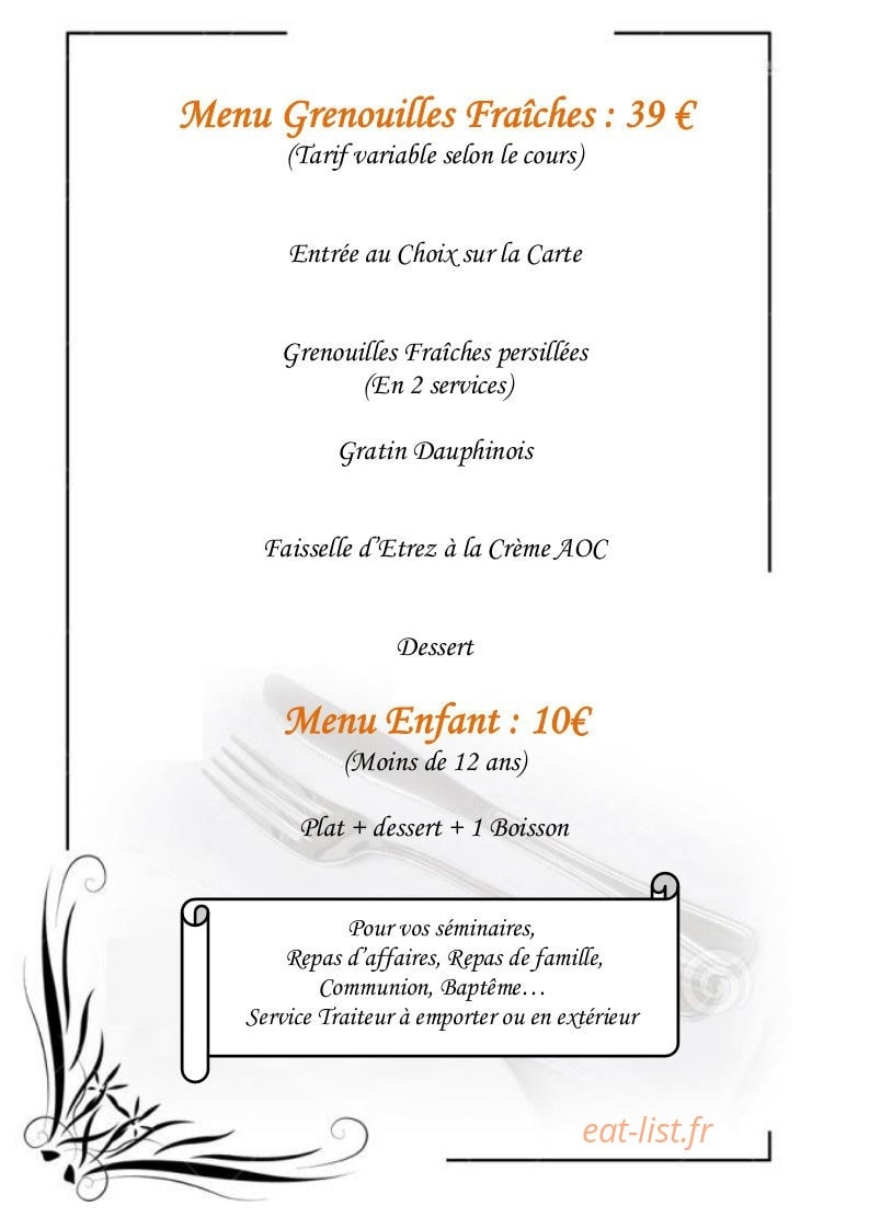 La Tourmaline — carte page 5