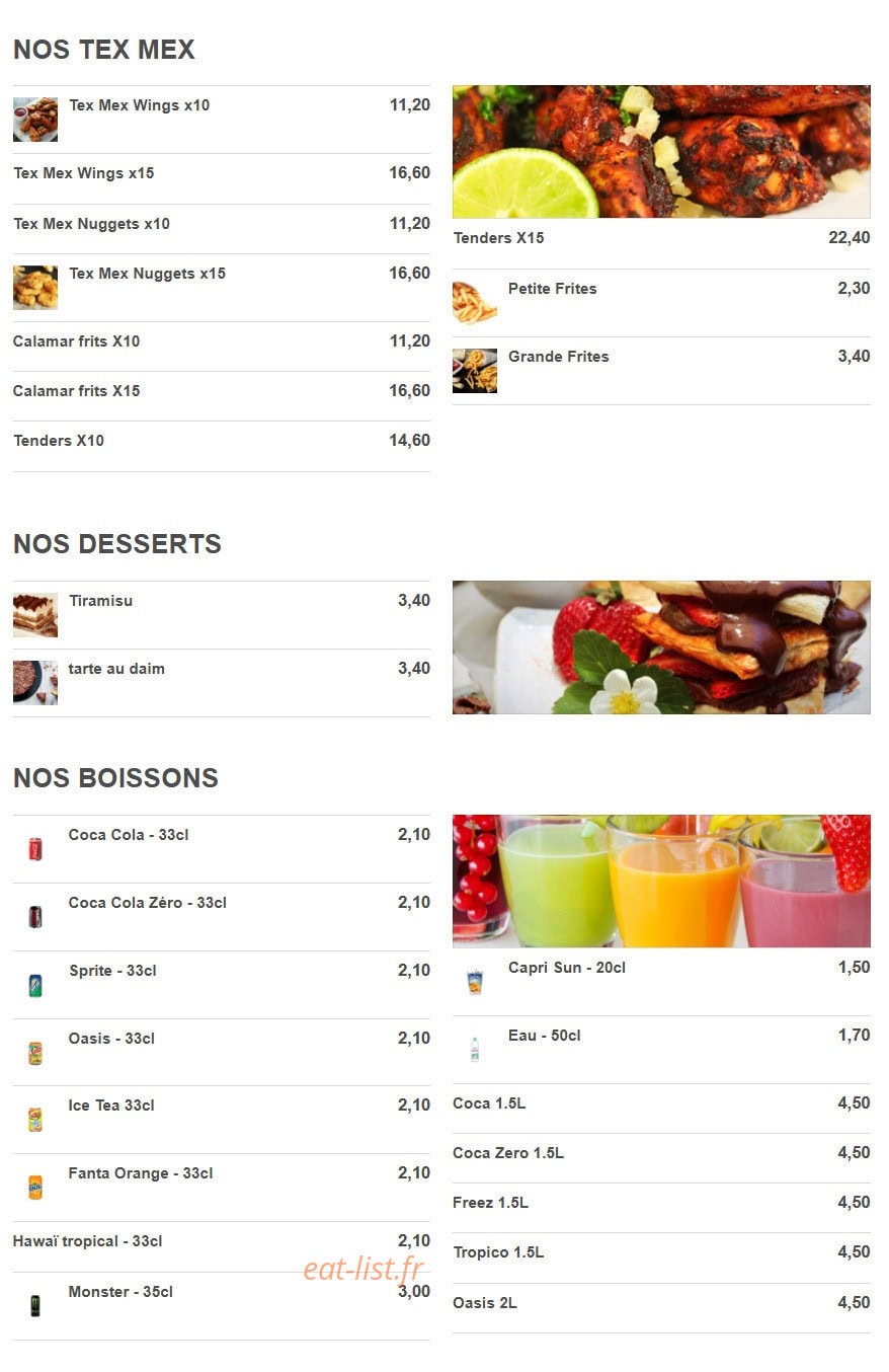 Miam La Barca — carte page 6