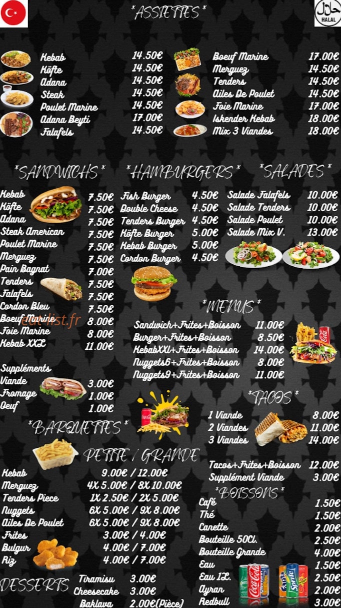Iso Kebab — carte page 4