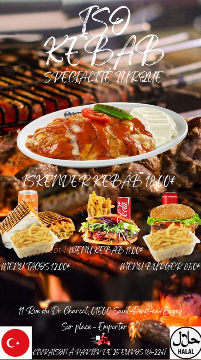Iso Kebab — carte page 1