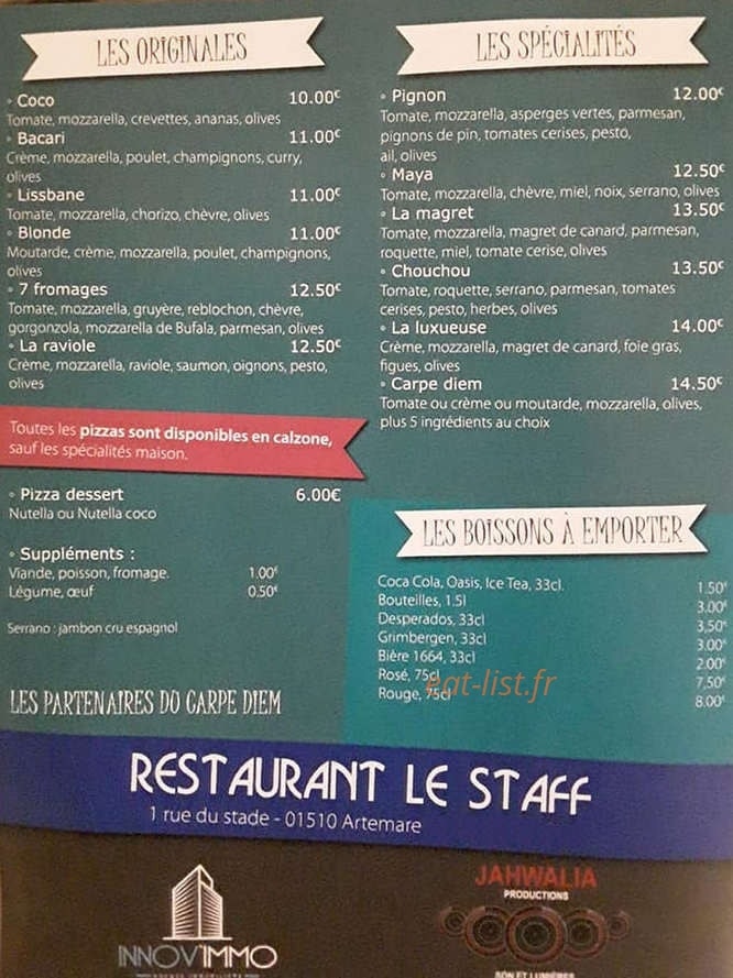 Le Carpe Diem — carte page 2