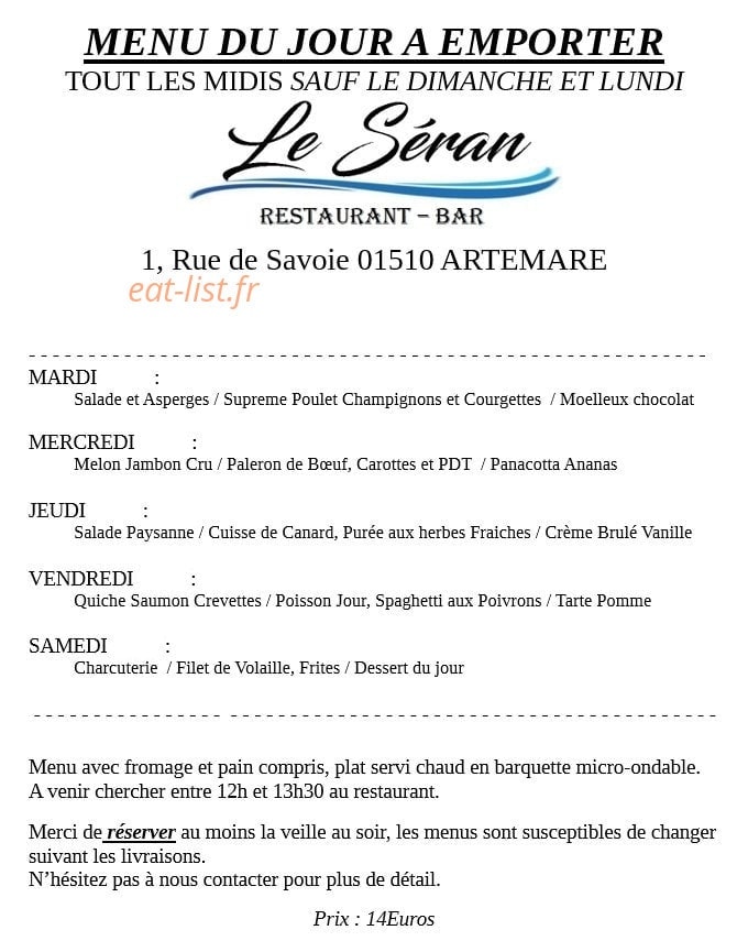Le Séran — carte page 1