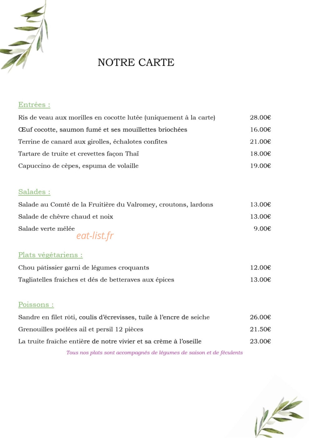 Les Caudalies — carte page 1