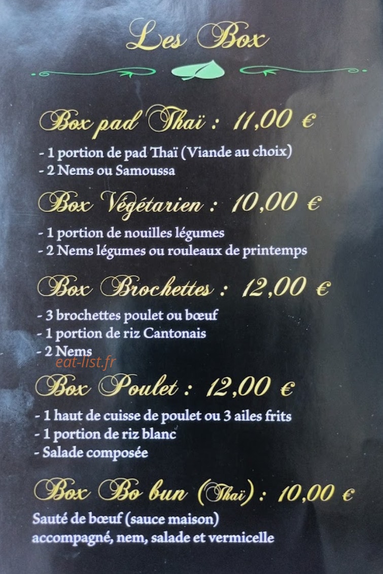 Les Délices d'Or — carte page 3