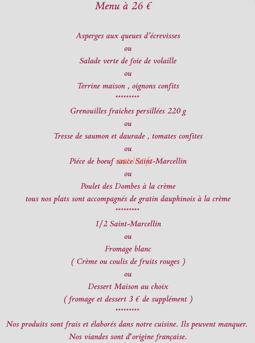 L'Oie d'Or — carte page 1