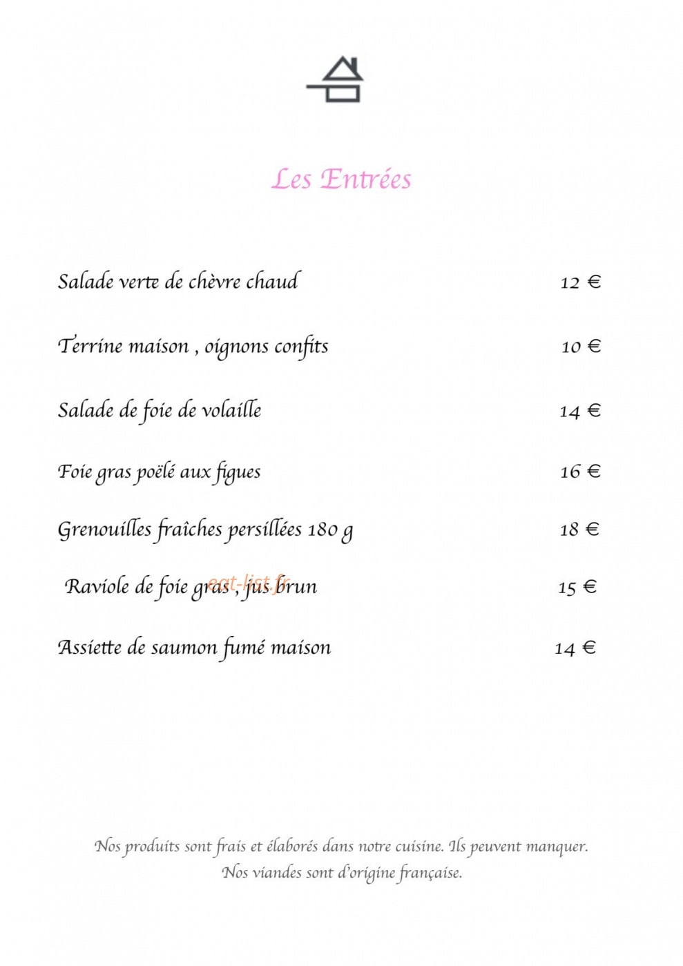 L'Oie d'Or — carte page 6