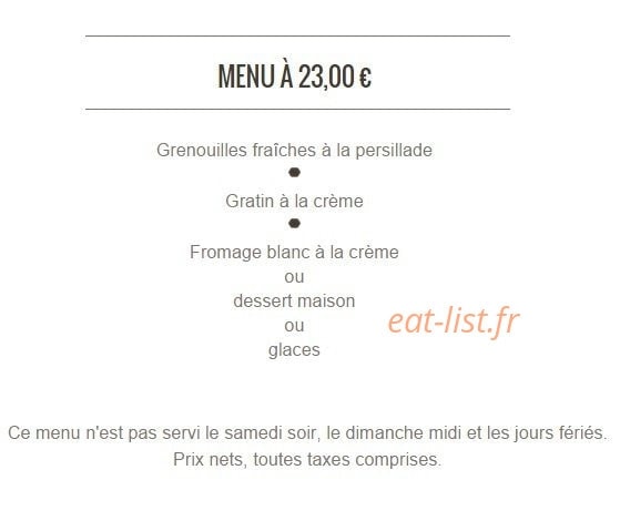 Au petit moulin — carte page 2