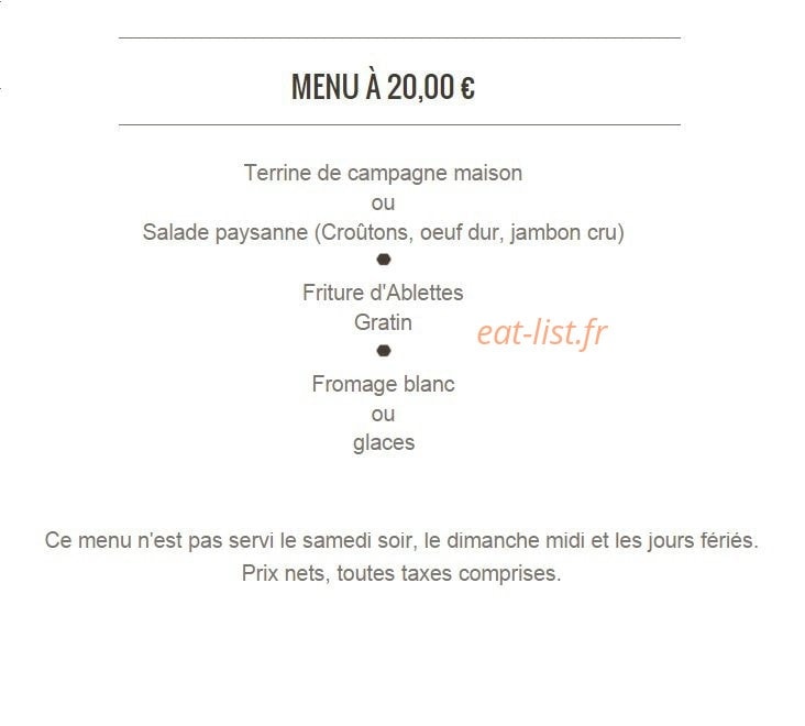 Au petit moulin — carte page 1