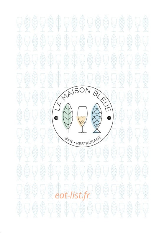 La Maison Bleue — carte page 1