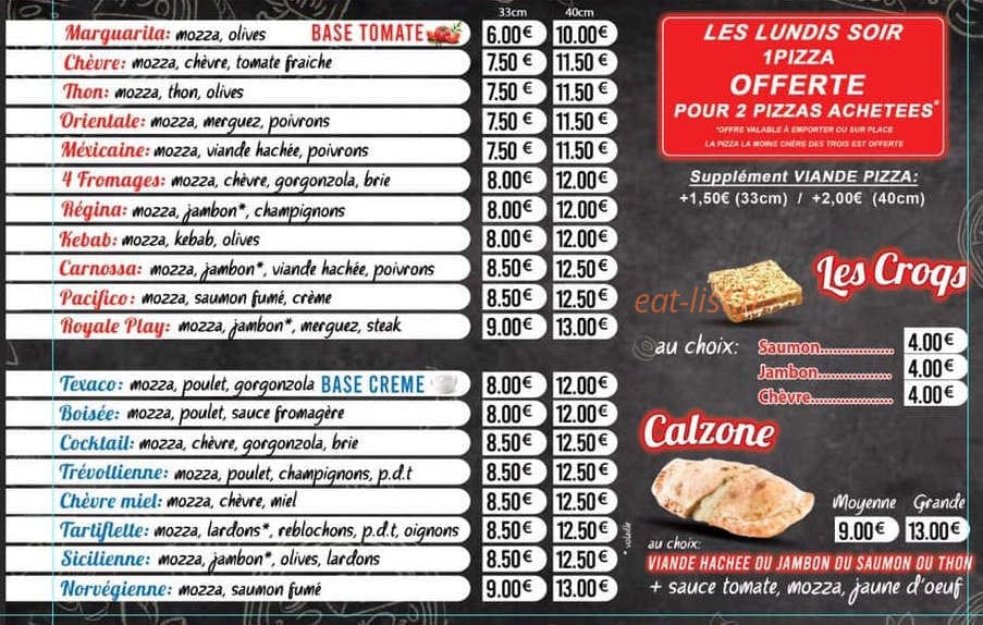 Le Tacos Play — carte page 2