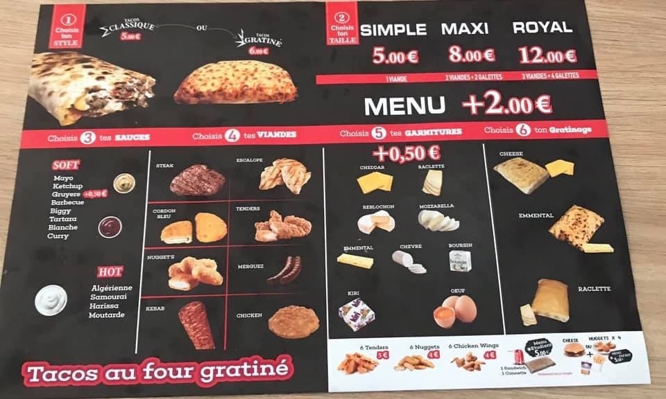 Like tacos — carte page 2