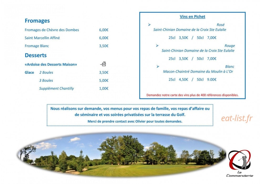 La Commanderie — carte page 2