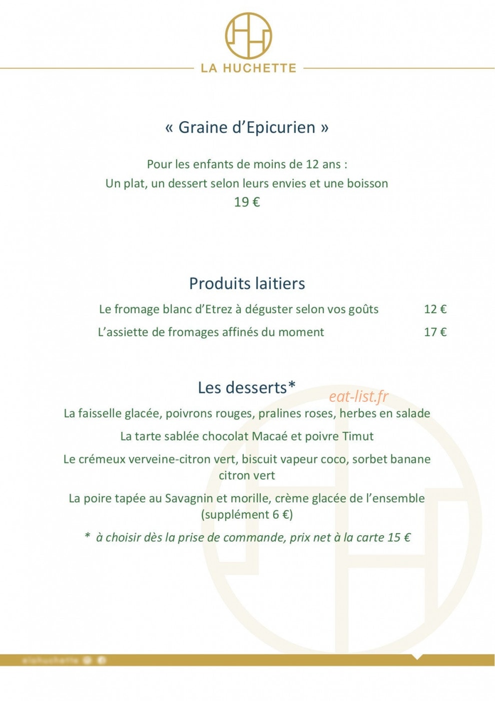 La Huchette — carte page 4