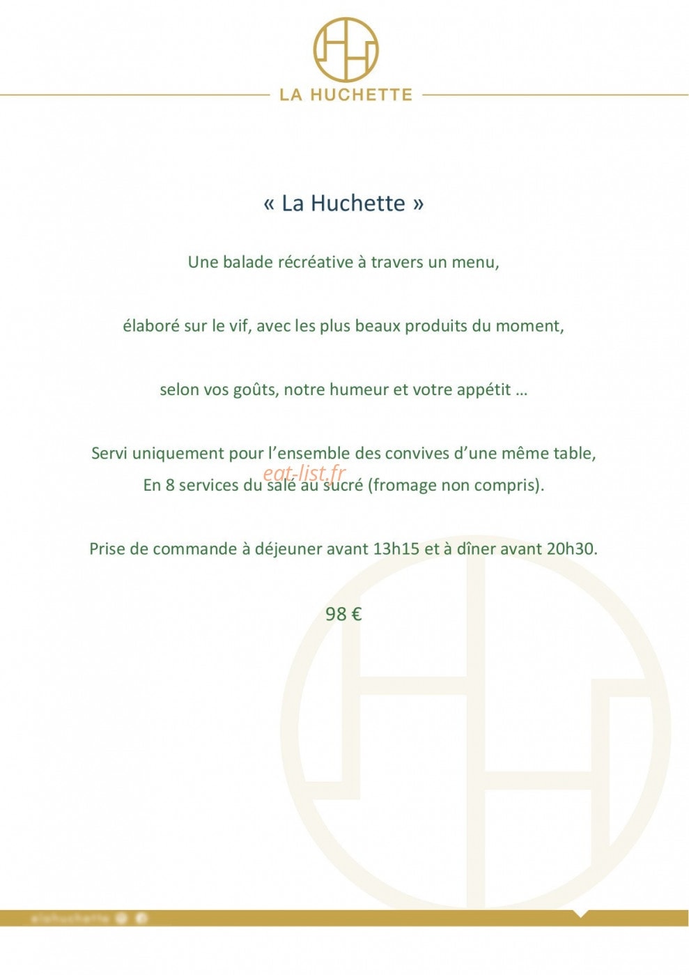 La Huchette — carte page 3