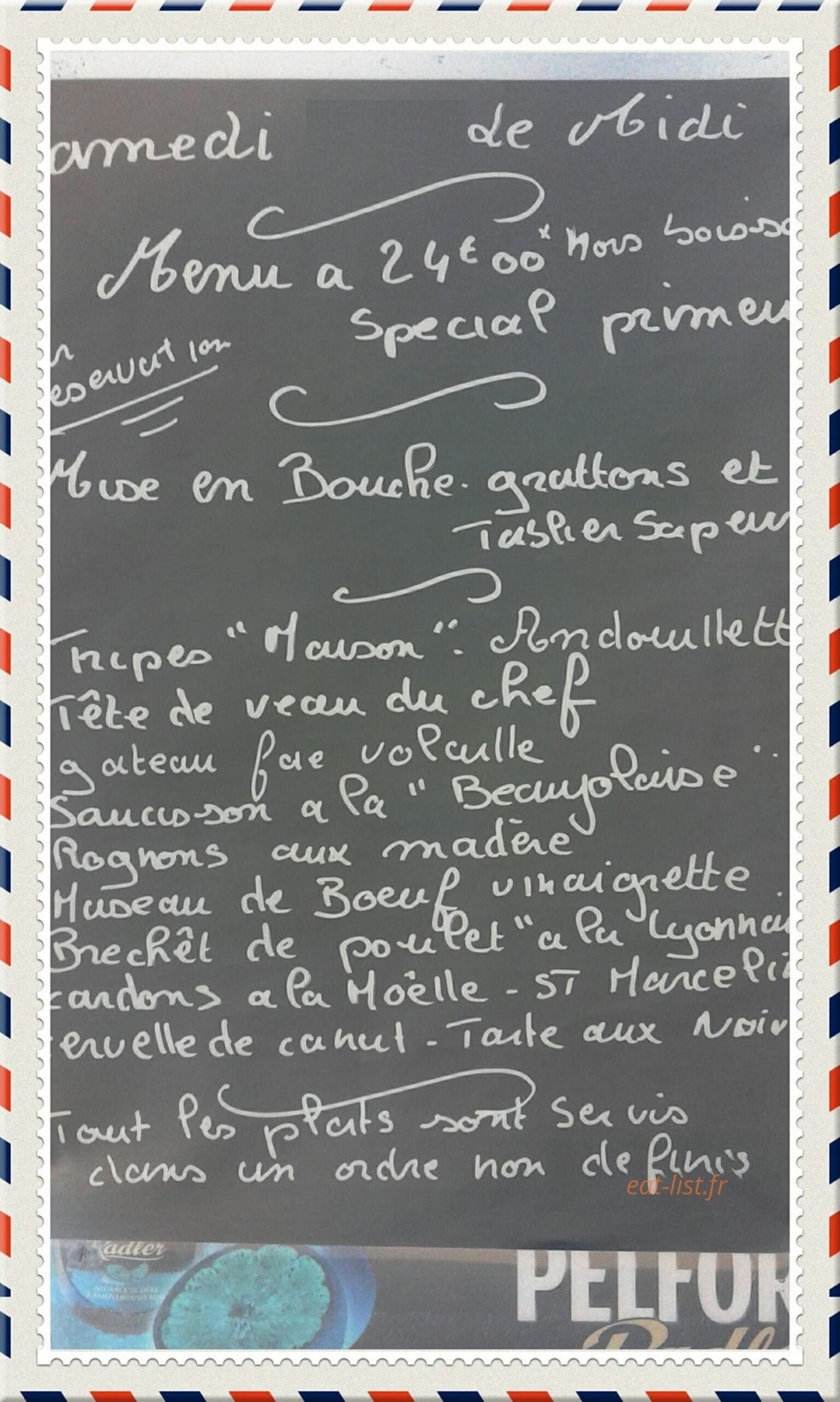 La madeleine — carte page 1