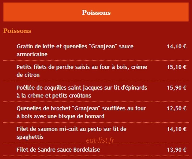 Au Feu De Bois — carte page 4