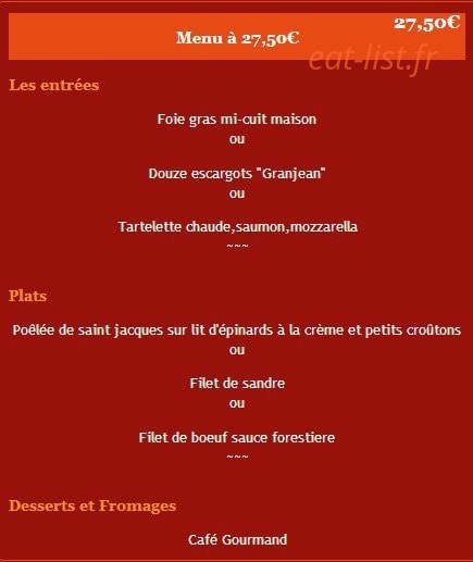 Au Feu De Bois — carte page 14