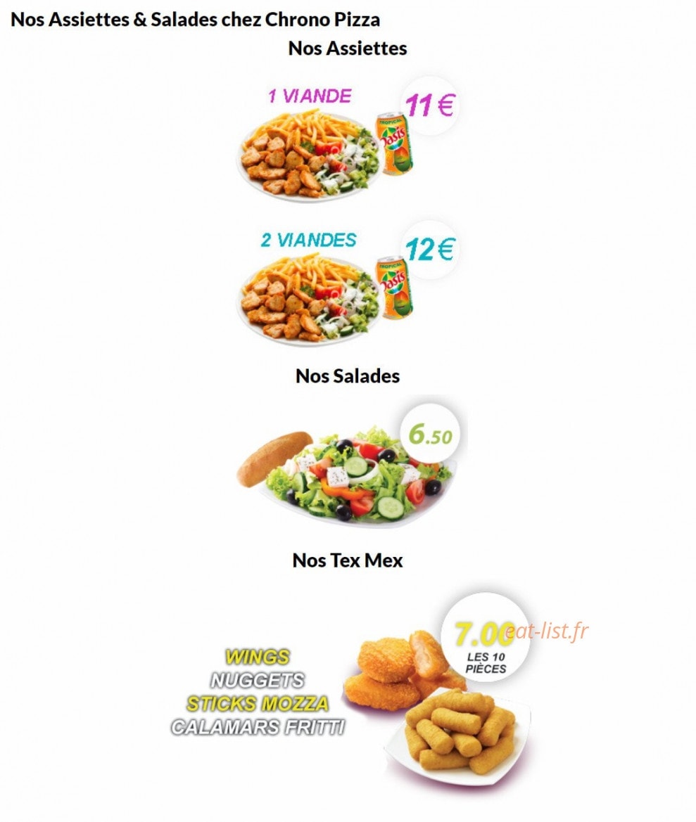 Chrono pizza — carte page 5