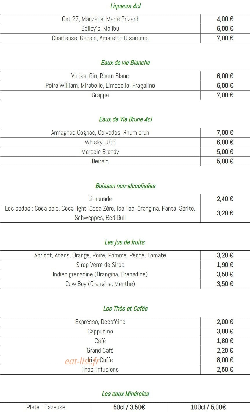 La Baronessa — carte page 6