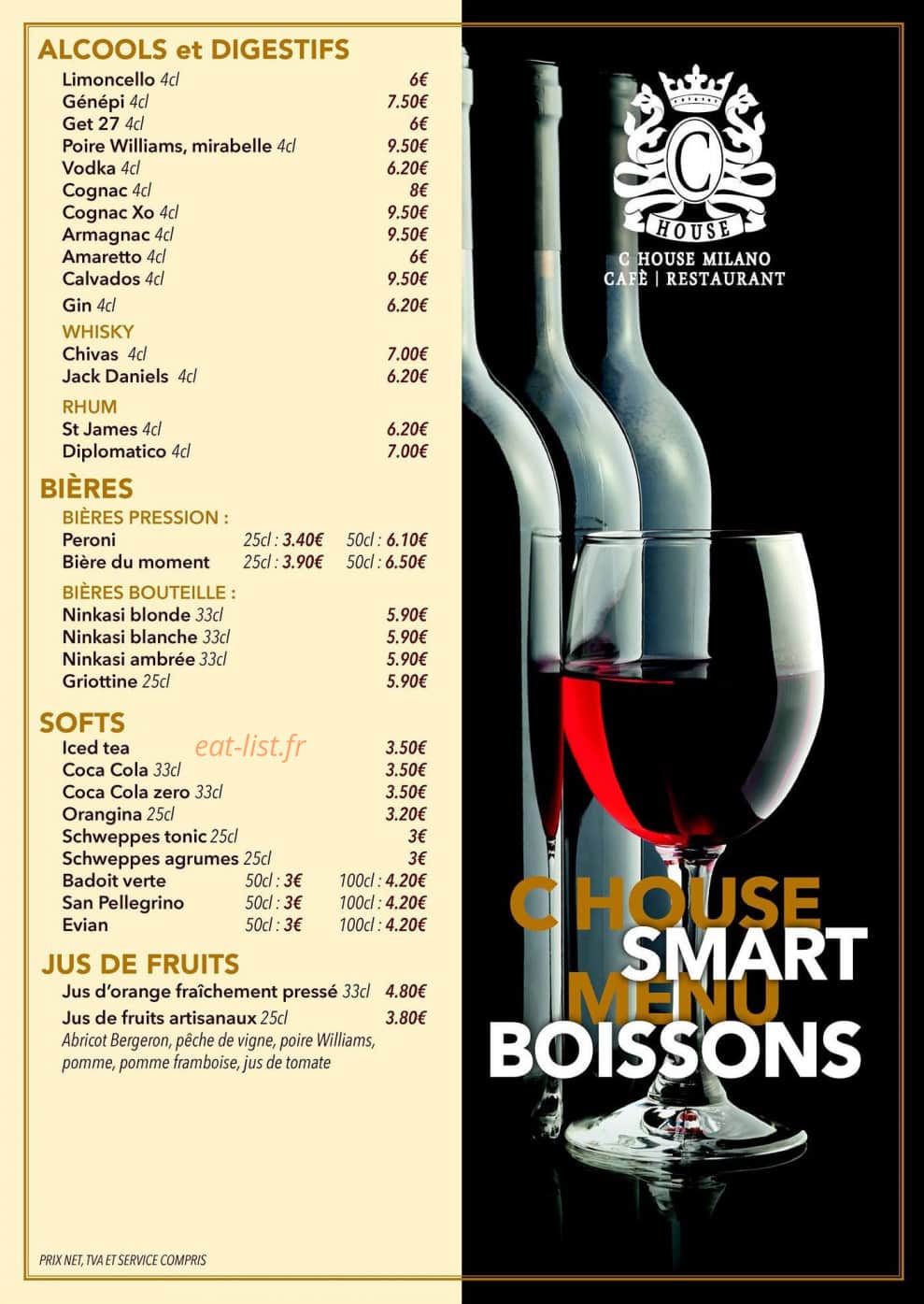 C House — carte page 10