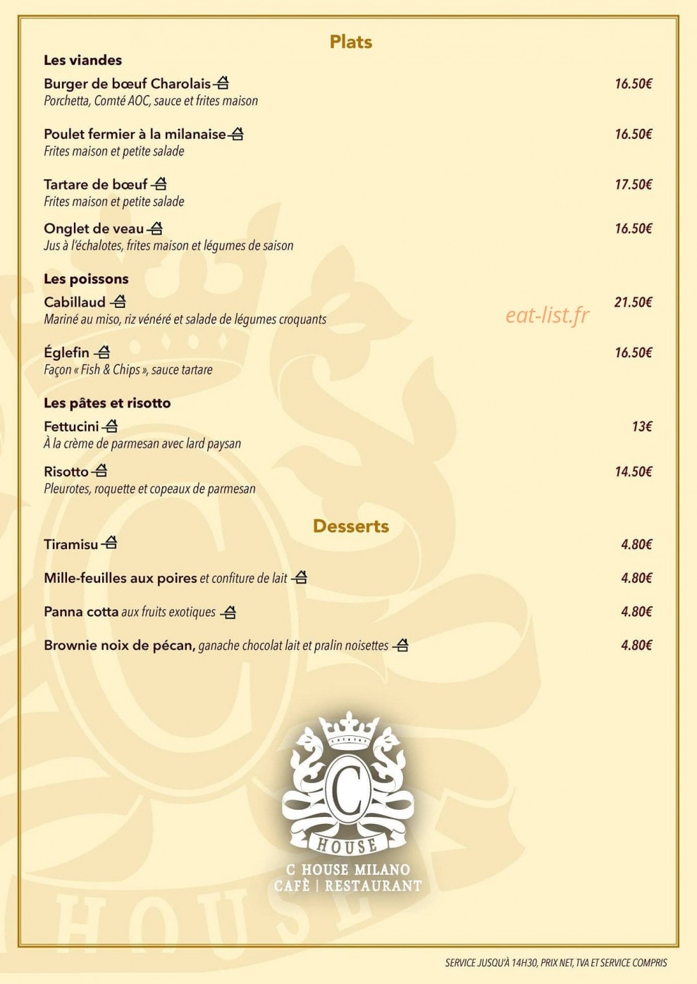 C House — carte page 3