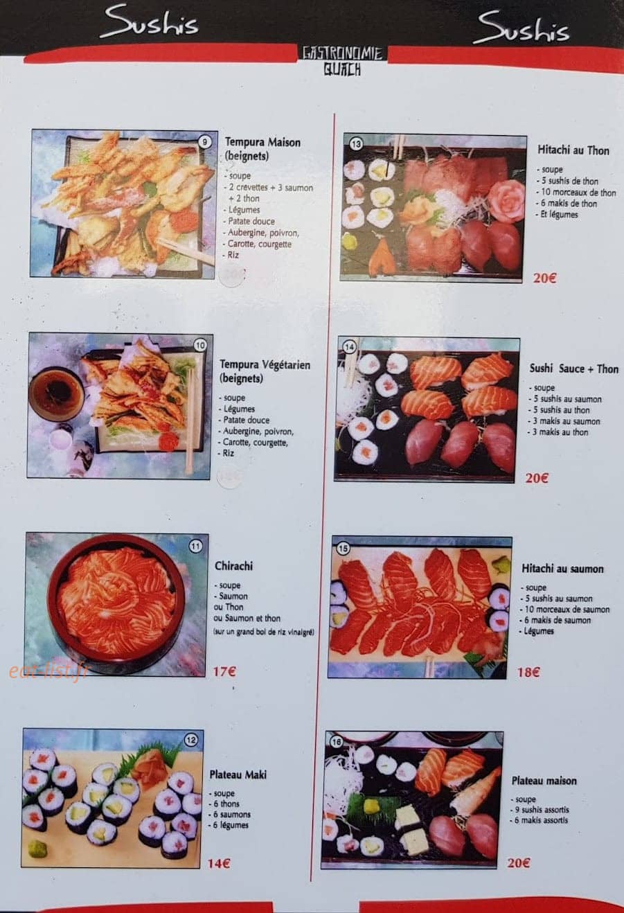 Gastronomie Quach — carte page 6