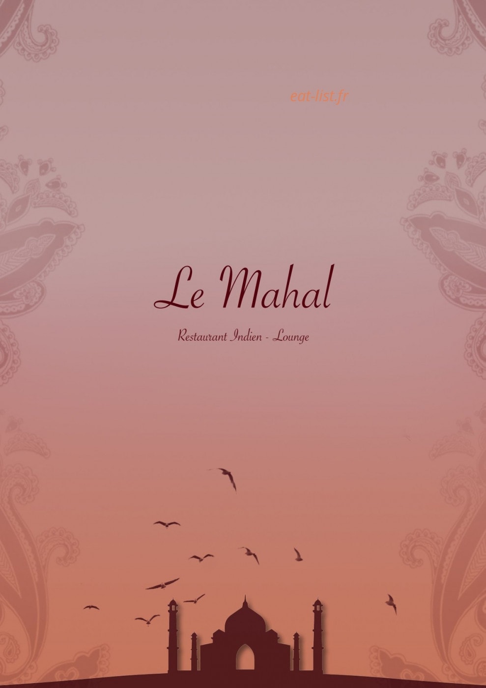 Le Mahal — carte page 1
