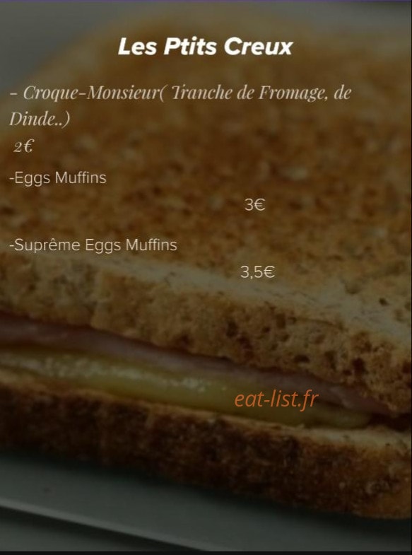 Ô P'tit Creux — carte page 4