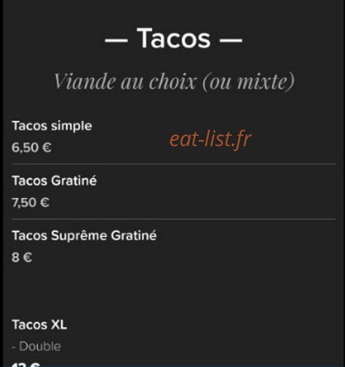 Ô P'tit Creux — carte page 2
