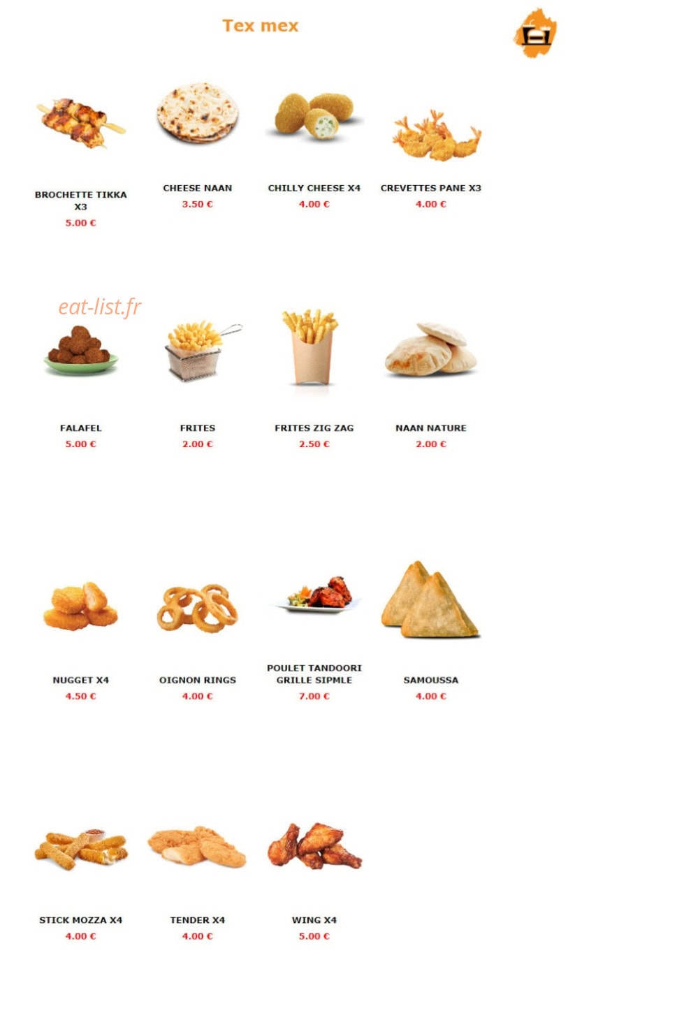 The Naanwich — carte page 3