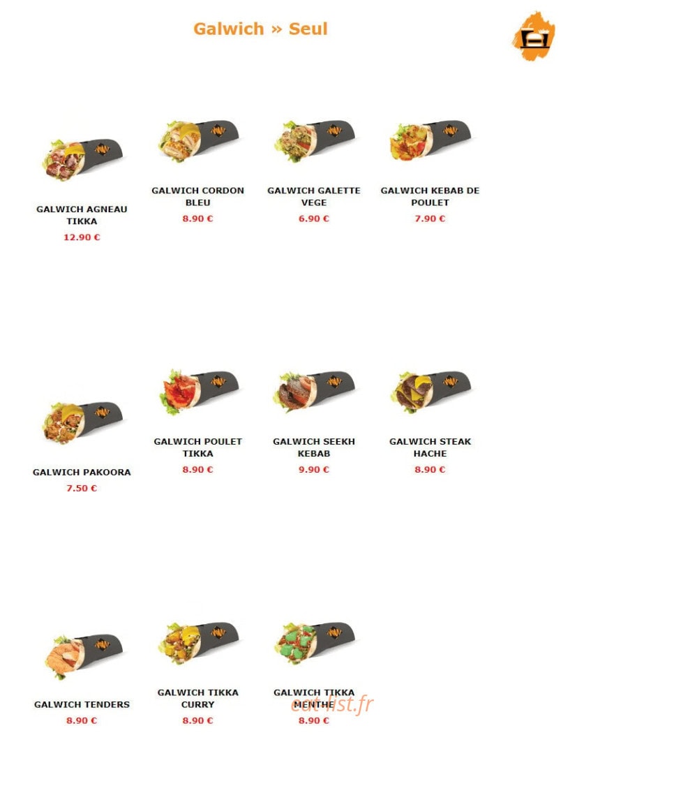 The Naanwich — carte page 5