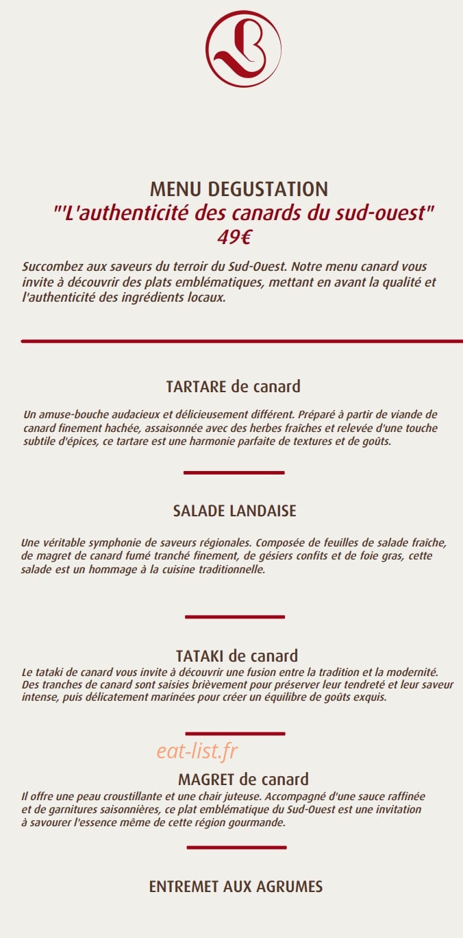 Bonheur Basque — carte page 4