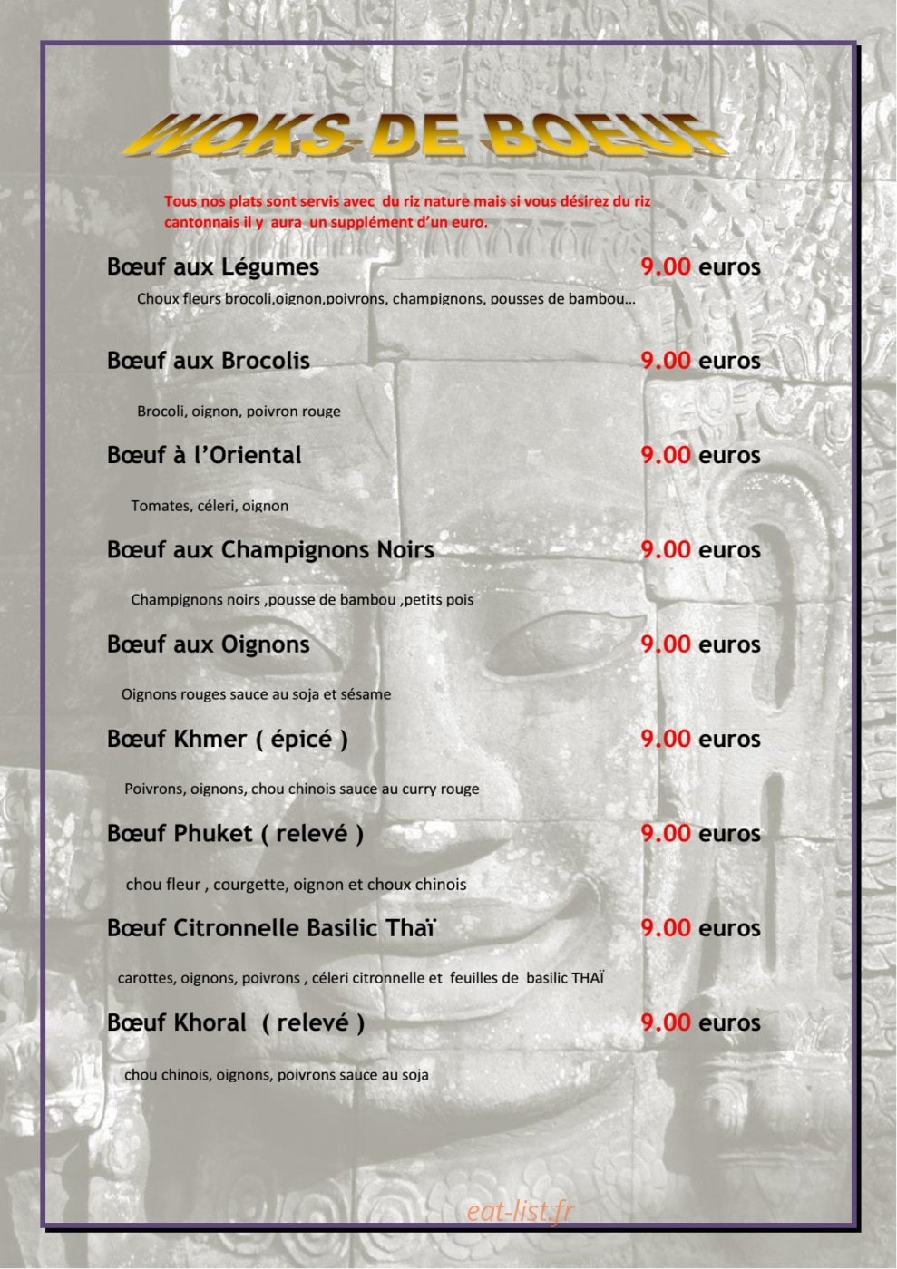 Le Cambodiana — carte page 3