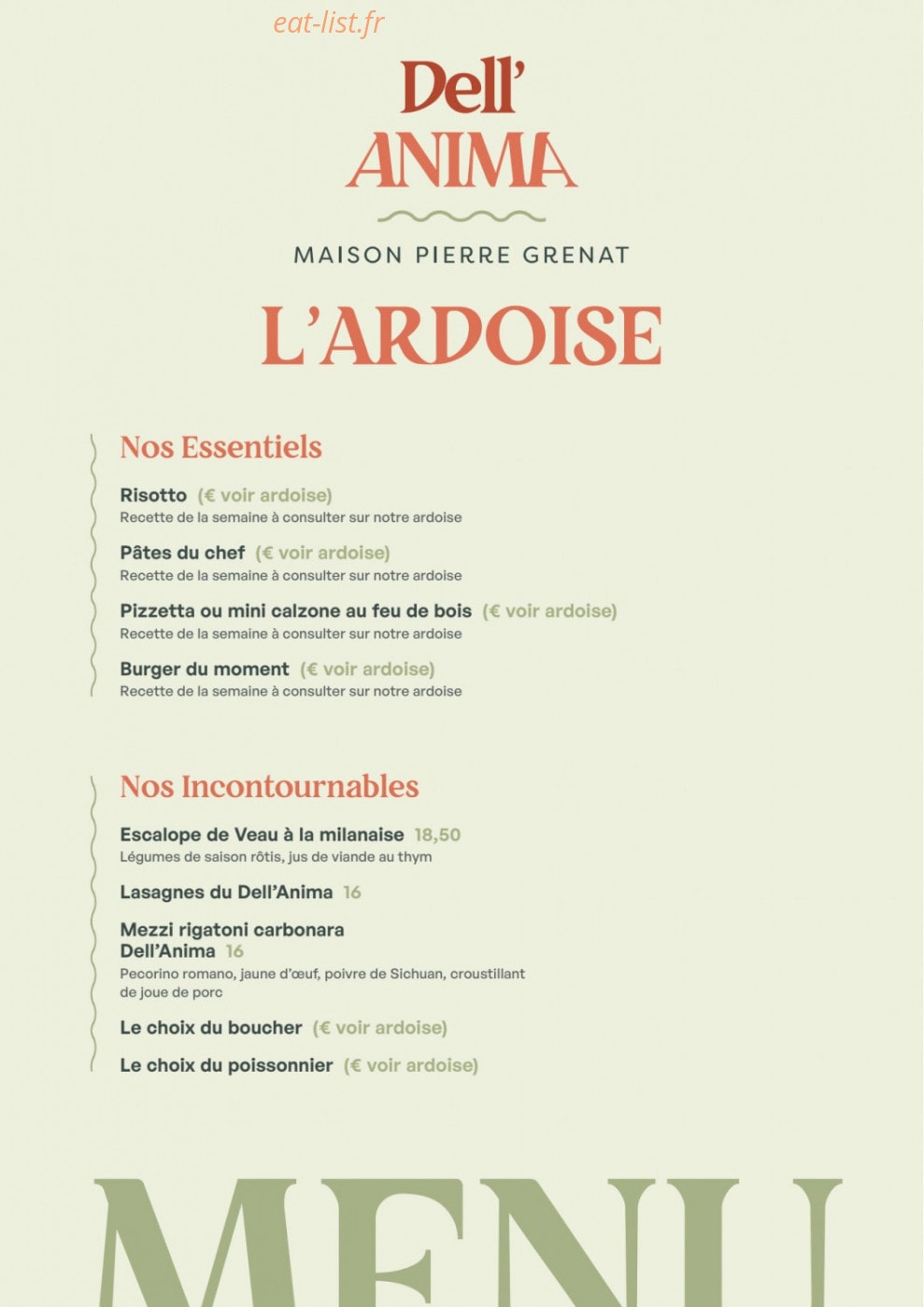 Dell'Anima — carte page 3