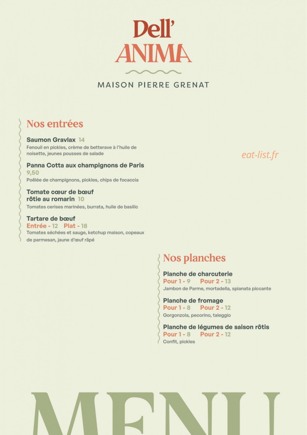 Dell'Anima — carte page 2