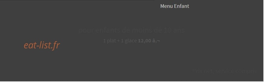 Restaurant Côté Gare — carte page 4