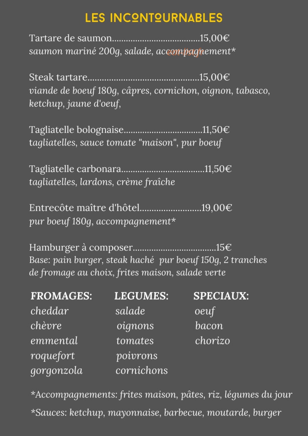 Chez. Babeth — carte page 4