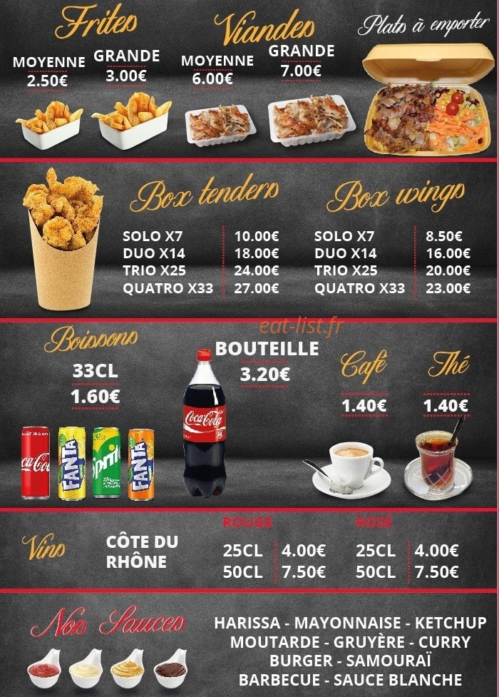 Efrine Kebab — carte page 6