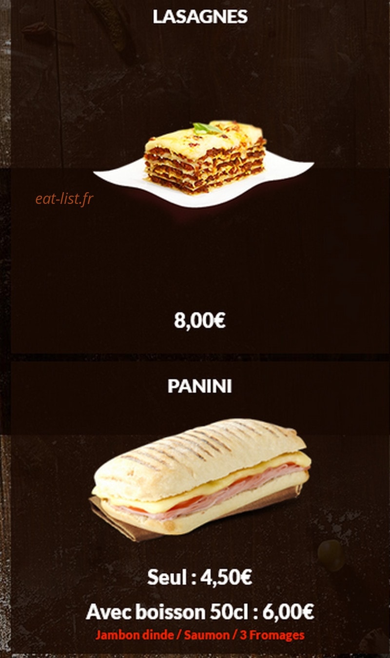 Pizza Grande Rue — carte page 5