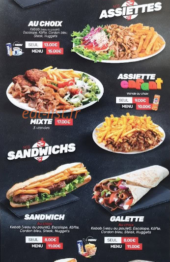 Antalya Kebab — carte page 2