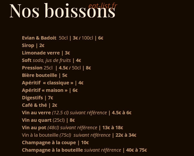 Le Roxy — carte page 3