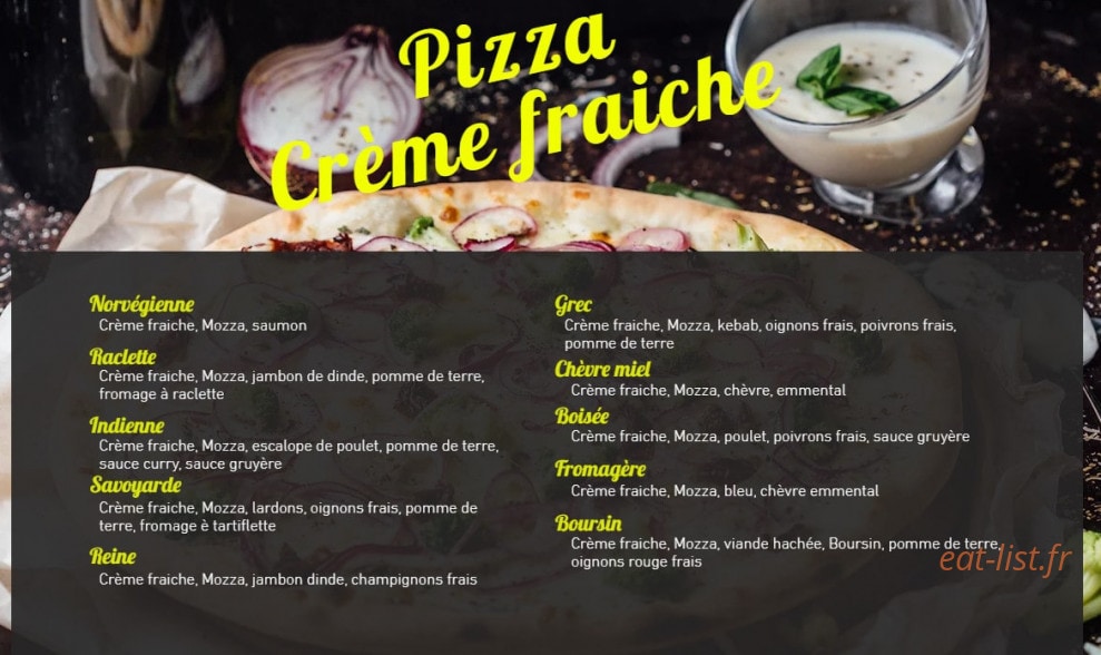 Pizza Parc — carte page 3