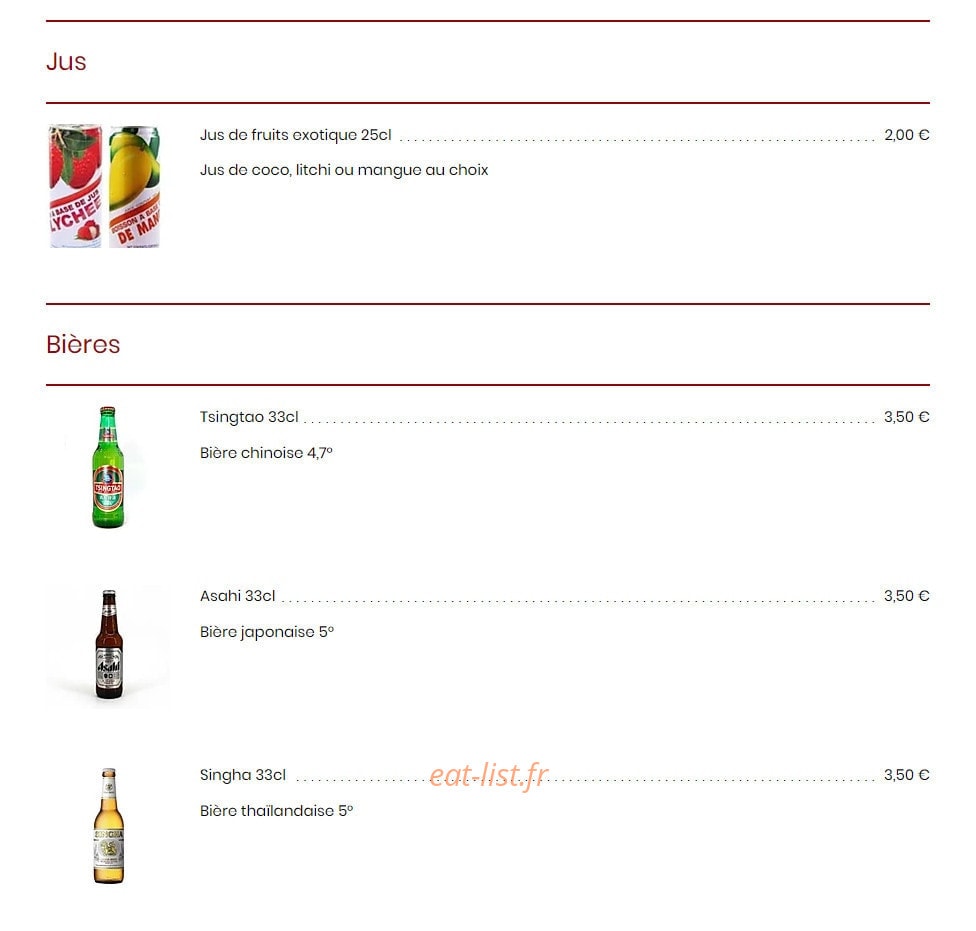Wok-Sushi — carte page 10