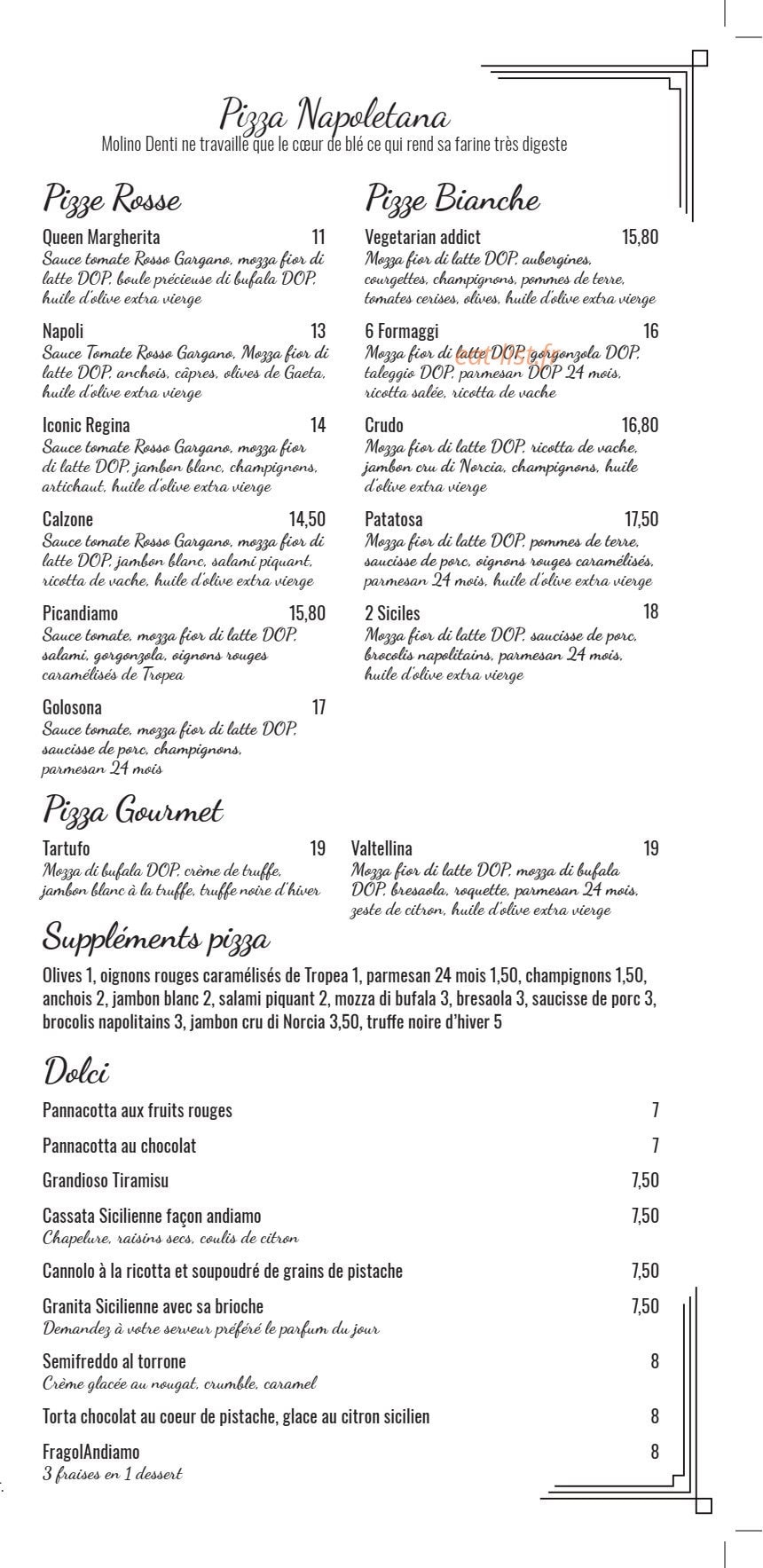 Andiamo — carte page 3