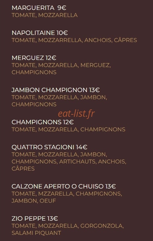 Le Casanova — carte page 6