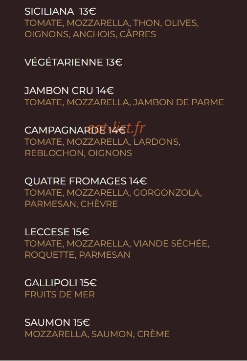 Le Casanova — carte page 7