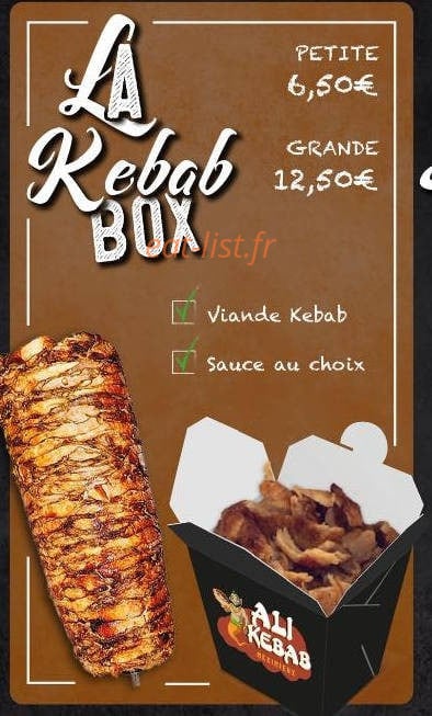 Ali Kebab — carte page 4