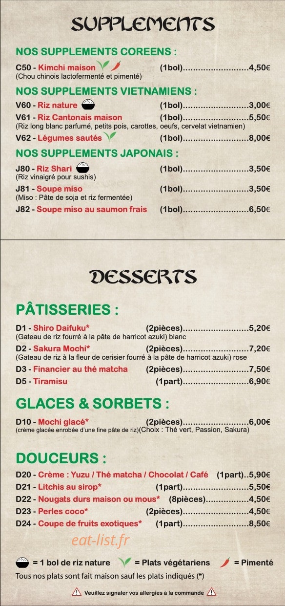 Asia Time — carte page 3