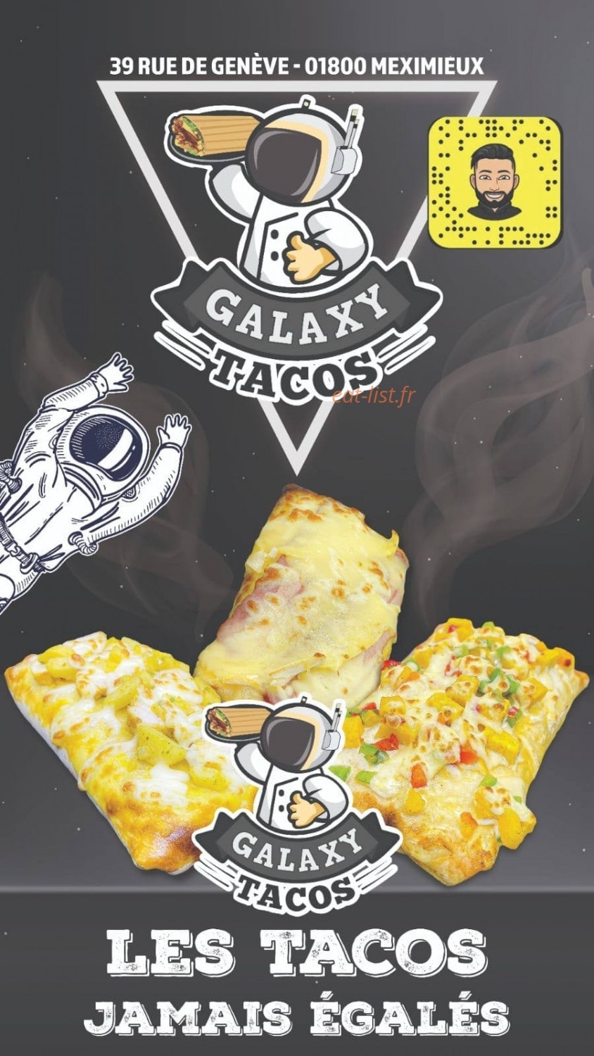 Galaxy Tacos — carte page 1
